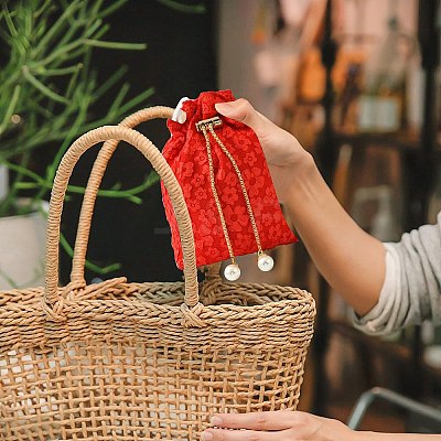 Joyful Sugar Drawstring Bags with Chain ST-CJ0002-01B-1