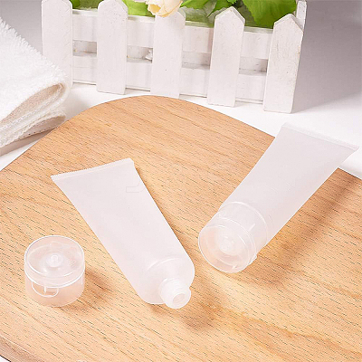 Matte Plastic Refillable Cosmetic Bottles LS-MRMJ-WH0024-01C-1