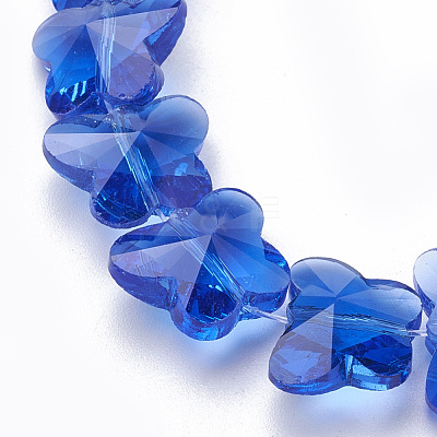 Transparent Glass Beads GLAA-Q066-14mm-B09-1