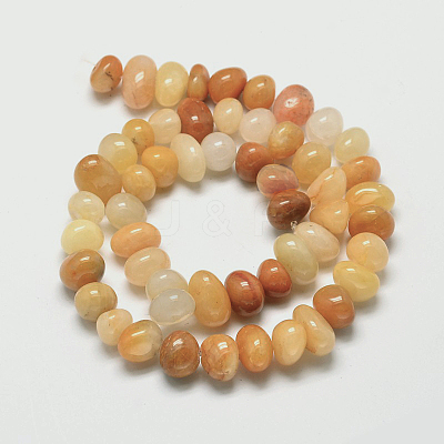 Natural Topaz Jade Gemstone Nuggets Bead Strands G-J337-30-01-1