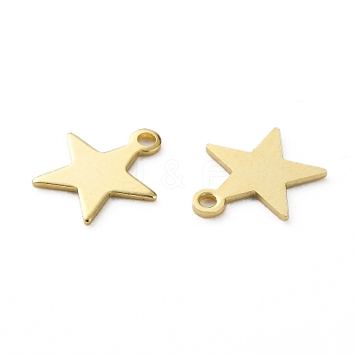 Brass Charms KK-H739-01B-G-1