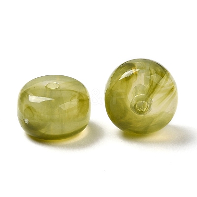 Transparent Acrylic Beads X-OACR-A021-21C-1