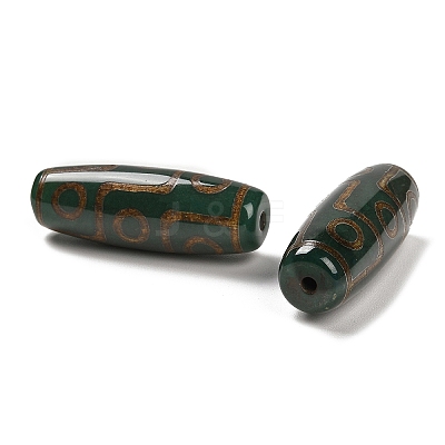 Tibetan Style dZi Beads TDZI-R002-02B-1
