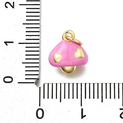 Brass Enamel Charms KK-K400-29G-02-1