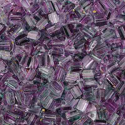 Transparent Spray Painted Glass Seed Beads SEED-L011-10A-02-1