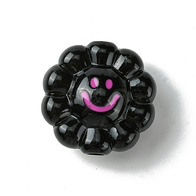Dopamine Style Opaque Acrylic Beads SACR-Z002-01C-1