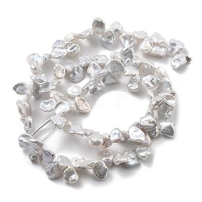 Natural Baroque Keshi Pearl Beads Strands PEAR-P064-06D-04A-1