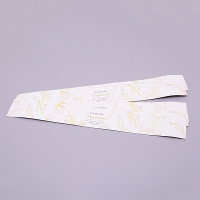 Handmade Soap Paper Tapes LS-DIY-WH0221-82D-1