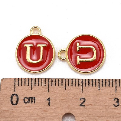 Golden Plated Alloy Enamel Charms LS-ENAM-S118-03U-1