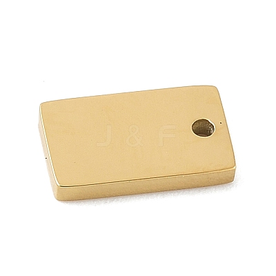304 Stainless Steel Mirror Polished Finish Stamping Blank Tag Charms STAS-D365-07G-1