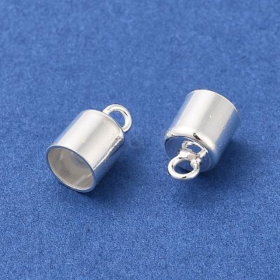 925 Sterling Silver Cord Ends STER-F032-09S-5mm-1