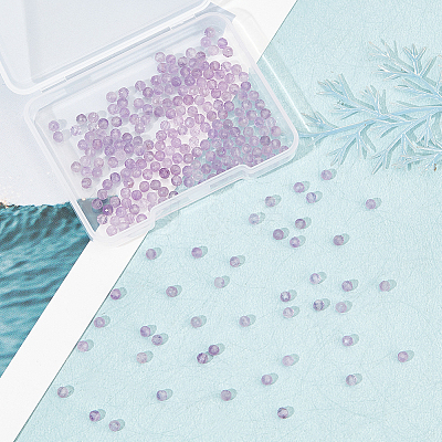 240Pcs Natural Amethyst Beads G-OC0004-63-1