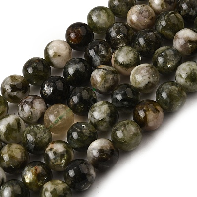 Natural Lepidolite Beads Strands G-F799-B01-11mm-1