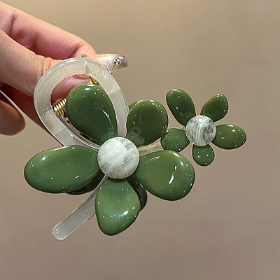 Resin Claw Hair Clips PW-WG5233B-03-1
