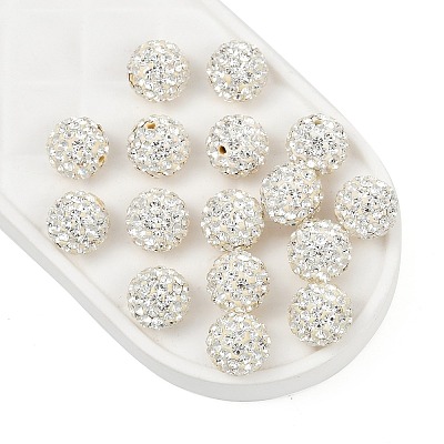 Czech Glass Rhinestones Beads RB-E482-8mm-001-1
