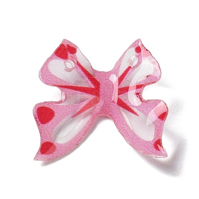 Transparent Resin Pendants RESI-K033-01-1