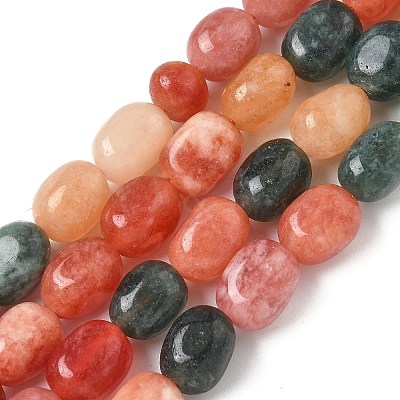 Dyed Natural Malaysia Jade Beads Strands G-P528-I08-01-1