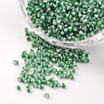 12/0 Opaque Colours Seep Glass Beads SEED-M008-C04-1