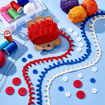 150Pcs 4-Hole Resin Sewing Buttons DIY-PH0008-68-1