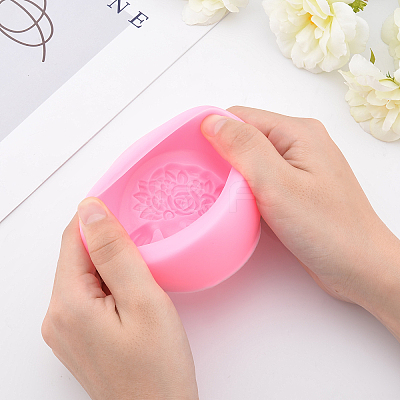 DIY 3D Girl Face Fondant Molds Kits DIY-OC0003-47-1