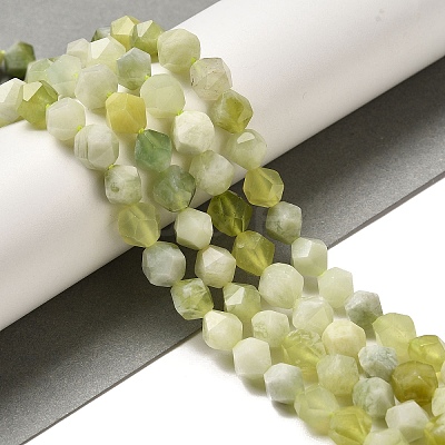 Natural New Jade Beads Strands G-K382-A08-02-1