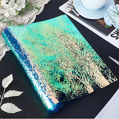 Laser PVC Leather Fabric FIND-WH0139-76A-1