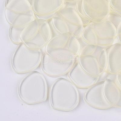 Transparent Resin Cabochons CRES-T008-18-1