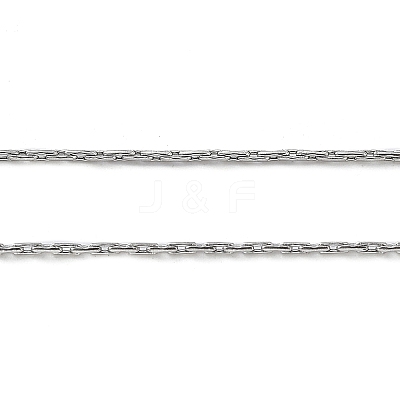 Tarnish Resistant 304 Stainless Steel Rectangle Link Chains CHS-G029-01P-1