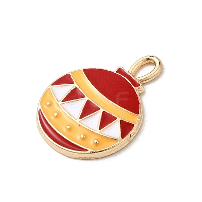 Christmas Alloy Enamel Pendants FIND-H055-17E-G01-1