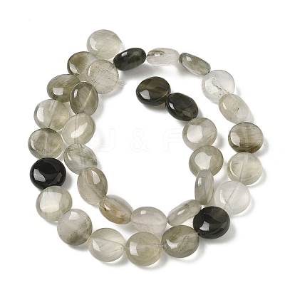 Natural Green Rutilated Quartz Beads Strands G-F790-H01-03-1