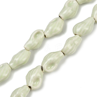 Ocean Series Handmade Porcelain Beads PORC-R002-04A-08-1