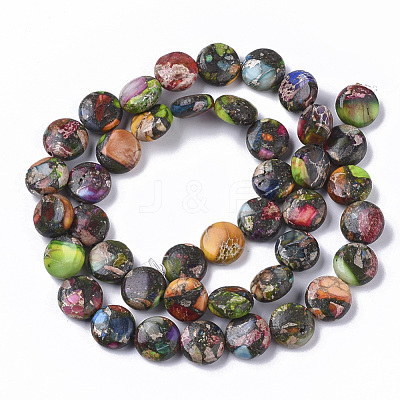 Natural Imperial Jasper Beads Strands G-S355-87A-01-1