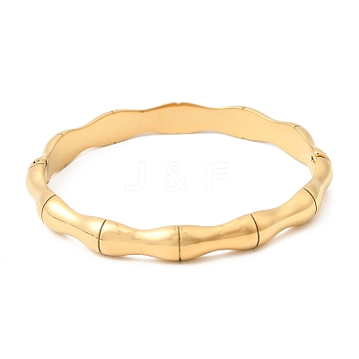 304 Stainless Steel Hinged Bangles BJEW-D408-18G-1
