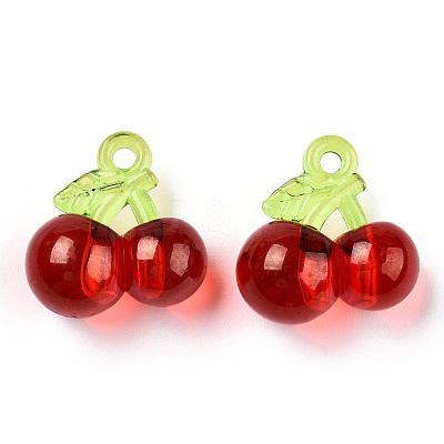 Transparent Acrylic Pendants TACR-CJC0010-04-1