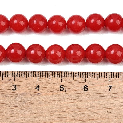 Dyed Natural White Jade Beads Strands GG-CBAD029-A09-8mm-1
