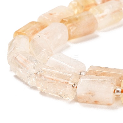 Heated Natural Citrine Beads Strands G-G068-A20-01-1