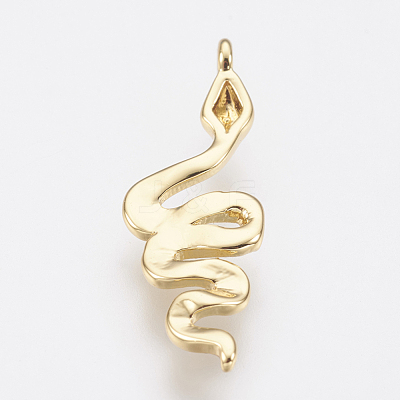 Brass Charms ZIRC-F083-019-RS-1