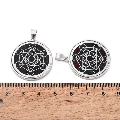 Natural White Shell Pendants SHEL-G017-01P-06-1