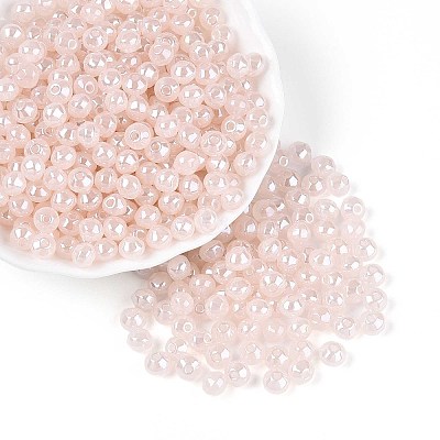 Opaque Colours Glass Seed Beads SEED-N007-34C-1