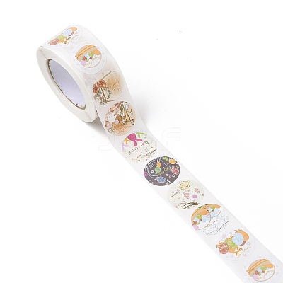 8 Patterns Easter Theme Self Adhesive Paper Sticker Rolls X1-DIY-C060-03Q-1