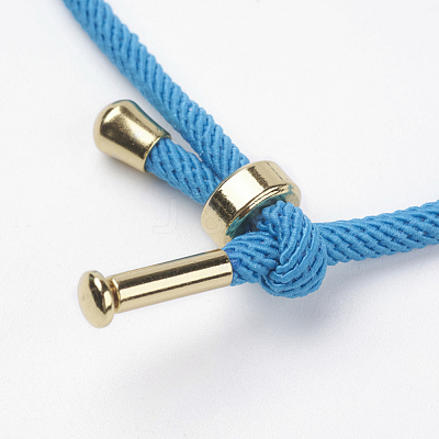 Cotton Twisted Cord Bracelet Making MAK-L012-02-1