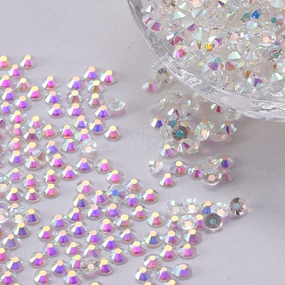 Glass Flat Back Rhinestone RGLA-C002-SS12-100A-1