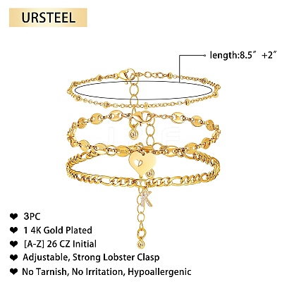 Anklets Sets AJEW-AN00383-11-1