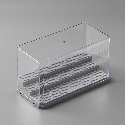 3-Tier Transparent Acrylic Mini Building Block Presentation Boxes ODIS-WH0025-78B-1