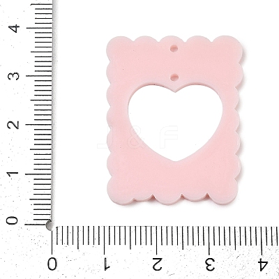 Opaque Acrylic Pendants FIND-K017-12C-1