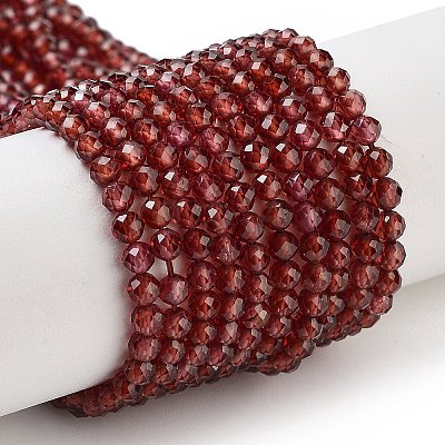 Natural Garnet Beads Strands G-B088-C11-03-1