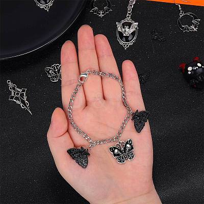 14Pcs 7 Style Tibetan Style Alloy Pendants FIND-SZ0003-53-1
