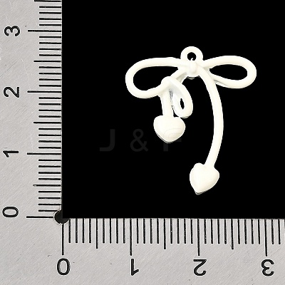 Spray Painted Alloy Pendants AL-CBA31C4-04A-1