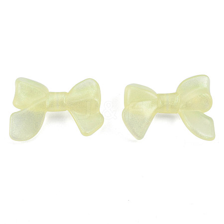 Transparent Luminous Acrylic Beads LS-TACR-T007-11E-1
