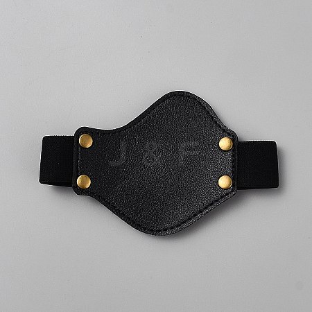 PU Leather Shoe Covers AJEW-WH20816-120A-1